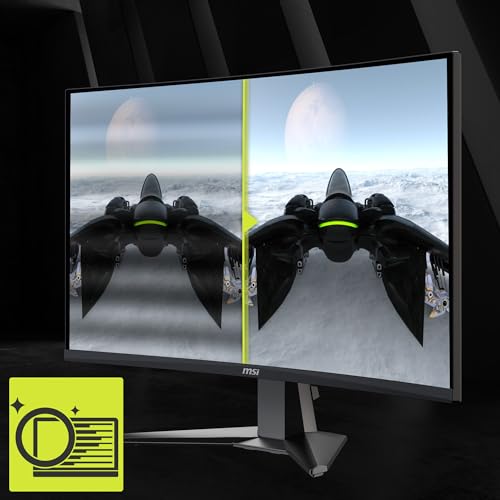 Image of msi MAG27C6F 27-inch 1920 x 1080 (FHD), Rapid VA, Gaming Monitor 180Hz, AMD FreeSync, 0.5ms, HDMI, Display-Port, VESA, Tilt, Black