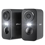 ieGeek No Monthly Fee 2K Wireless Security Camera Outdoor Colorful Night Vision, Rechargeable Battery CCTV Camera Systems, WiFi Home Security Camera, Motion Detection, Siren Floodlight,2 Pack/2PCS Set