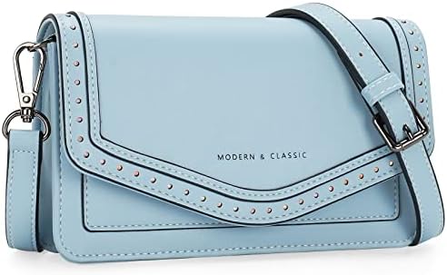 TANTIUE Small Crossbody Bags for Women Cell Phone Purse Women's Shoulder Handbags Wallet Purse with Credit Card Slots Holder - BLUE