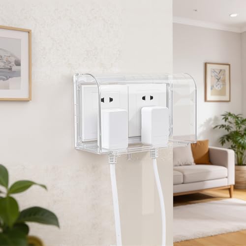 Cubierta adhesiva doble posición impermeable para cajas de interruptores de pared 2