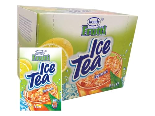 Frutti Instant Getränkepulver ohne Zucker - Geschmackrichtung: Ice Tea Lemon Eistee Zitrone 24er Packung