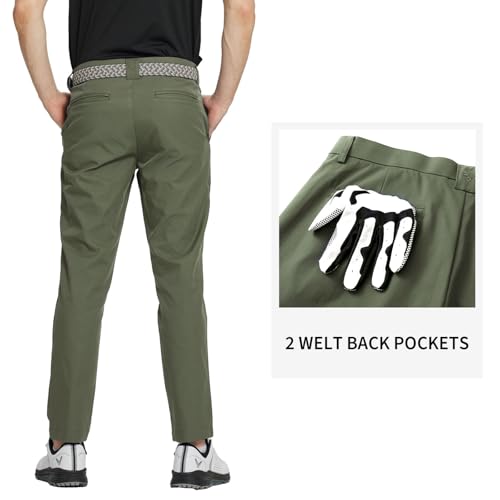 Image of M MAELREG Golf Pants Men Quick Dry - 30 inch /32 inch /34 inch Stretch Lightweight 5 Pockets Water-Resistant Casual Mens Dress Pants