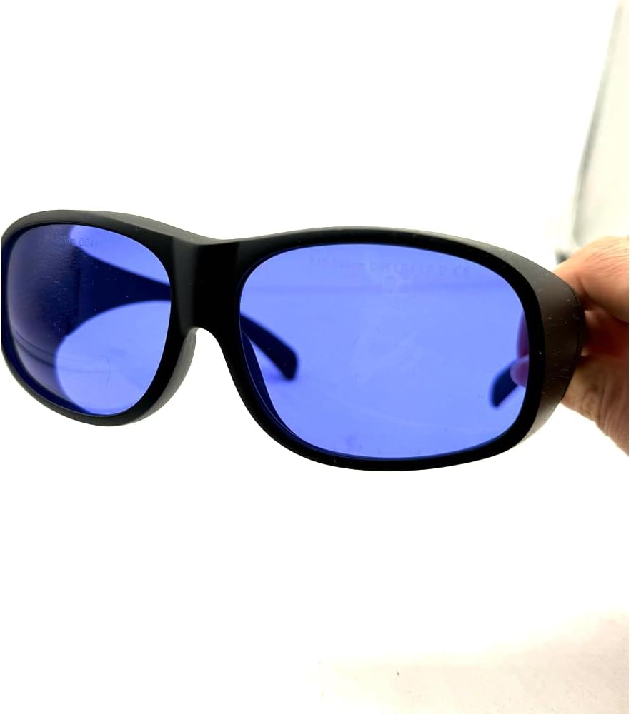OD4+ 585nm-595nm Laser Safety Glasses Yellow Light Laser Protective Googles