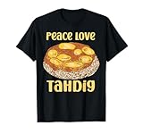Peace Love Tahdig Arroz Persa Irán Irak Arroz Crujiente Tahdig Camiseta