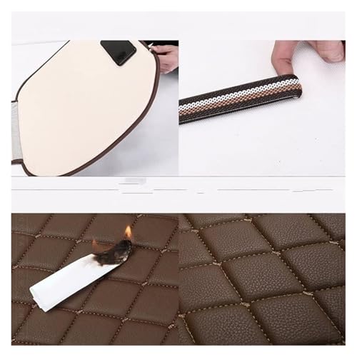 Coussins protecteurs de siège auto en cuir pour Renault Clio et Duster