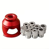 [Réglages de taille flexibles] Livré avec des bagues de perçage qui varient de 2 mm à 10 mm de diamètre, vous offrant la flexibilité nécessaire pour ajuster en fonction des épaisseurs de bois spécifiques ou des exigences de joints.