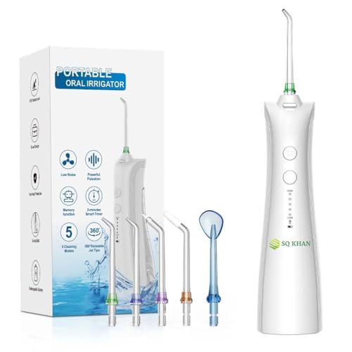 Élimine la plaque facilement avec cet hydropulseur jet dentaire IPX7 efficace