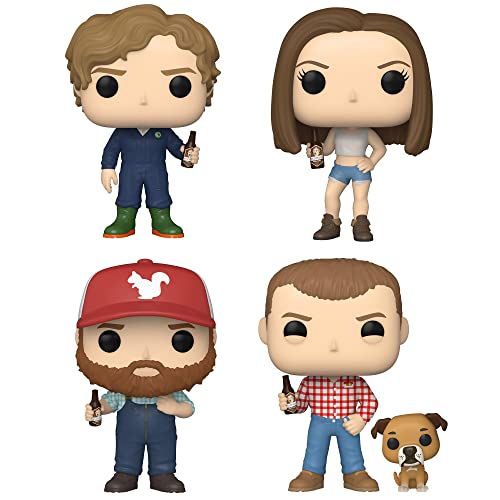 Funko Pop! Letterkenny Collectors Set - Daryl, Katy With Pupper And Beer, Squirrelly Dan, And Wayne With Gus #TOP5