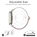Mugust Elastic Bands Compatible with Xiaomi Smart Band 10/9/8 for Women Men, Stretchy Nylon Strap Replacement Wristband for Xiaomi Mi Band 10/9/8 (Black+Starlight+Pink)