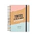 Mr. Wonderful Agenda classique 2021-2022 Journalier - Toutes les belles choses qui m’attendent Multicolore