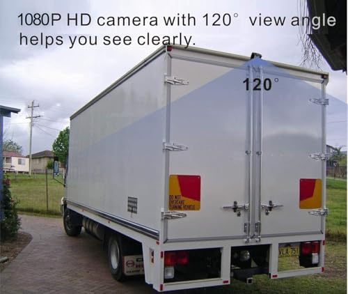 Image of WIRED 9 inchREVERSE REAR VIEW BACKUP CAMERA SYSTEM WITH TVS PROTECTOR NIGHT VISION WATERPROOF IP69K AHD 1080P CAMERA FOR AGRICULTURE EQUIPMENT /TRACTOR /COMBINE /SKID STEER /SNOW PLOW /TRUCK /RV /COTTON PICKER
