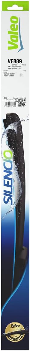 Valeo Silencio Wiper Blade VF889-577889 - Front Length: 700mm/380mm - Set of 2 Wiper Blades (for Right Hand Drive Vehicles)