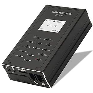 Telefoonrecorder, telefoonoproepopname, digitale analoge IP-telefoonlijn, slaat oproepen op via RJ11- of RJ12…