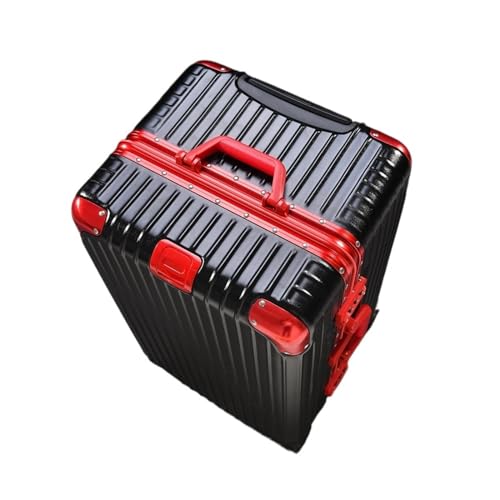 ユニバーサルな特大26インチトロリースーツケース、厚みのあるアルミフレーム付き - 旅行用の丈夫なローリングスーツケース(A1E,20inch)