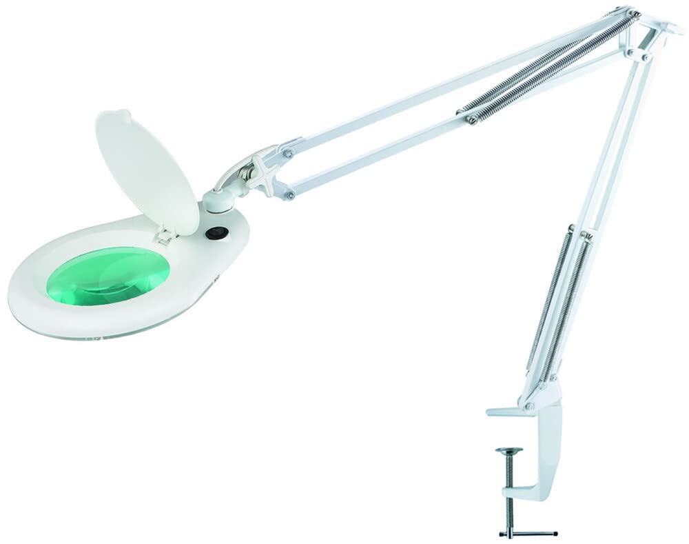 LED Lupenleuchte 5 Dioptrien Arbeitsleuchte Lupenlampe Lupe Kaltlicht 56 SMD LED´s