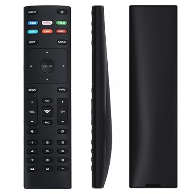 XRT136 Remote Control Replace fit for VIZIO TV D24F-F1 D32FF1 D43F-F1 E55U-D0 E55UD2 E55-D0 E55E1 M65-D0 M65E0 P65-E1 P75C1 P75E1 M70-E3 M75E1 E43-E2 D50F-F1 E32-D1 E32H-D1 E40-D0 E43-D2 E43U-D2