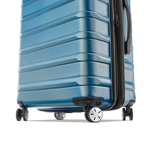 Image of Samsonite Omni 2 Hardside Expandable Luggage with Spinner Wheels, MEDIUM SPINNER, CARIBBEAN BLUE