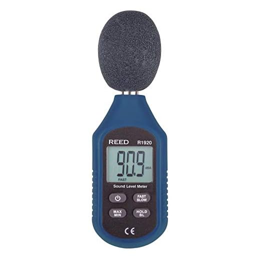 REED Instruments R1920 Sound Level Meter, Compact Series