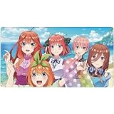 五等分の花嫁 マウスパッド アニメ 大型 ゲーミングマウスパッド 耐久性 滑り止め防水 ライティングパッド ウォッシャブルマウスパッド ホームオフィス 人気 赠り物 75x40cm 16x29.5inch （75x40x0.3cm）