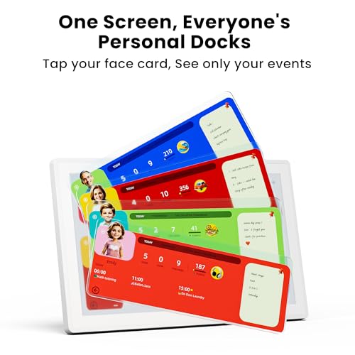 Image of Pastigio Digital Calendar, 15.6'' Wall Touch Screen Planner, No Subscription, Smart AI Family Electronic Calendar, Chore Chart with Tasks Rewards for Kids, Digital Photo Frame, Wall & Desk Mountable