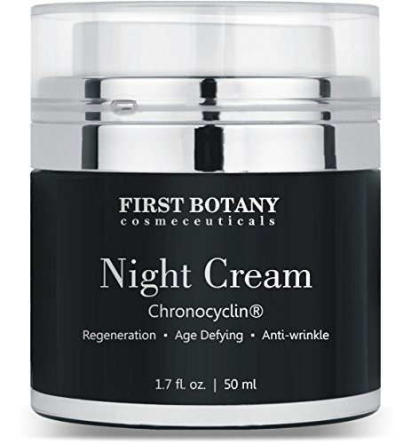 Advanced Night Repair Cream and Best Retinol Moisturizer 1.7 fl. oz. with Chronocyclin, Retinol & Echinacea Stem Cells - An Anti Aging Treatment and Daily Moisturizer Cream for Men and Women