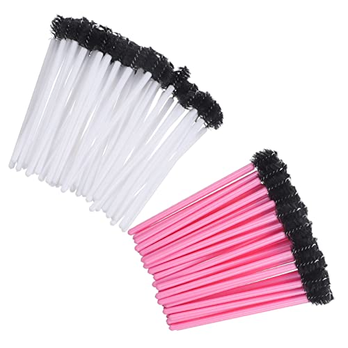 SOESFOUFU 100pcs Disposable Mascara Brush for Eye Makeup Lash Extension Applicator Travel Size Eyebrow Lash Wands Set