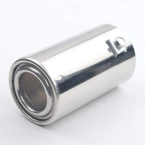Embout de silencieux de tuyau d'échappement rond arrière de voiture universel en acier inoxydable Riloer