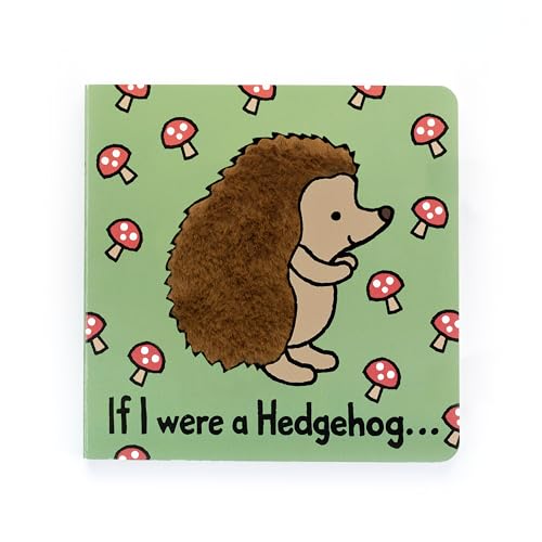 Image of Jellycat If I were a Hedgehog: A Baby Touch and Feel Board Book Children's Book - Baby Gift