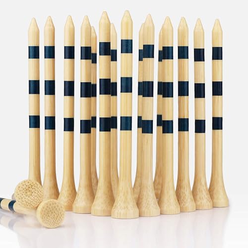 83mm 3 1/4" Eco-friendly Bamboo Golf Tees(100 Count)Biodegra