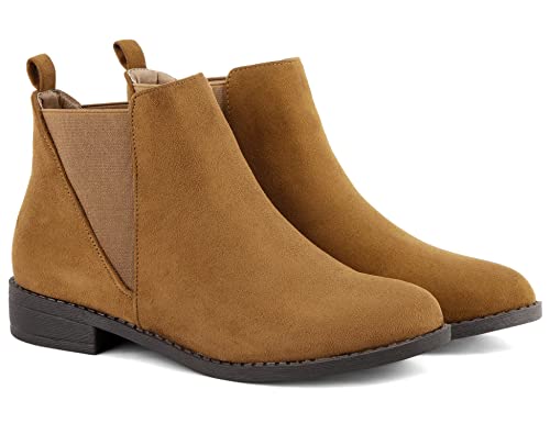 MaxMuxun Women's Chelsea Boots Fashion Winter Fall Ankle Booties3