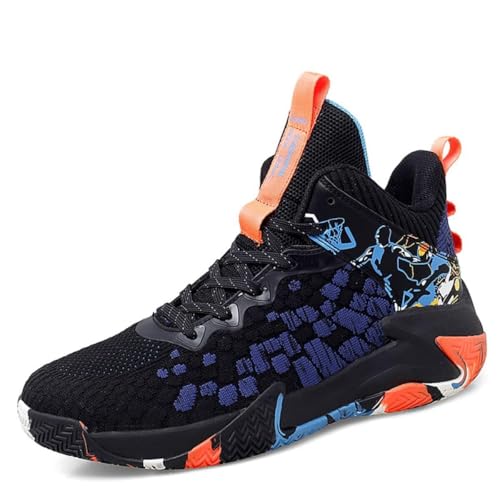 Zapatos de baloncesto para hombre cómodos y botas de entrenamiento deportivo