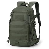Mardingtop 15L/25L Mochila Hombres Militar Mochilas Senderismo Mochila para Bicicleta Táctica Senderismo Escalada Montañismo Ciclismo, 15L Verde Caballería, 15L