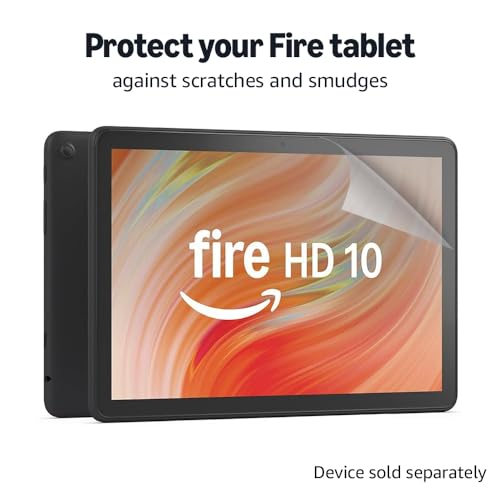 All New, Anti-Glare Screen Protector (2 pack), for Amazon Fire HD 10, (13th generation, 2023 release) - 6