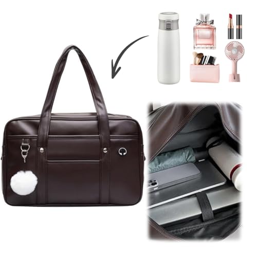 Japanese Casual PU Shoulder Bag Stylish Japanese Tote Bag Leather Cute Tote Bag for Travel2