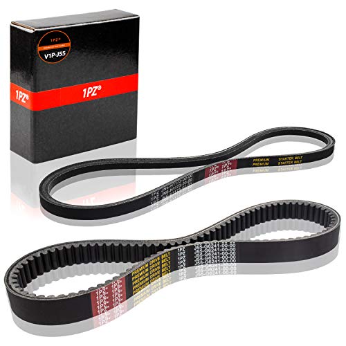1Pz V1P-J55 Starter Belt & Clutch Drive Belt Replacement For Yamaha G2 G5 G8 G9 G11 G14 Golf Cart J55-G6241-00-00 Jn6-H1173-00 #TOP3