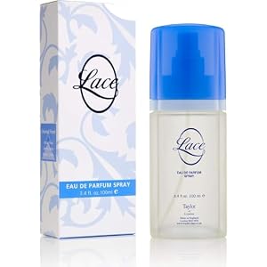 TAYLOR OF LONDON Lace – EDT Perfume for Women – Jasmine & Spicy 100ml | Eau de Toilette for Women, Floral Warm Scent, Vanilla, Citrus, Gift for Her, Everyday Wear