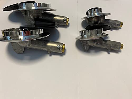 COMPATIBILI CON CANDY- GASFIRE 4 BRUCIATORI 2 GRANDI UGUALI 1 MEDIO 1 PICCOLO + 4 PIATTELLI SPARTIFIAMMA NERO LUCIDO PER CUCINE A GAS ricambio no originale ma adattabile di ottima qualità
