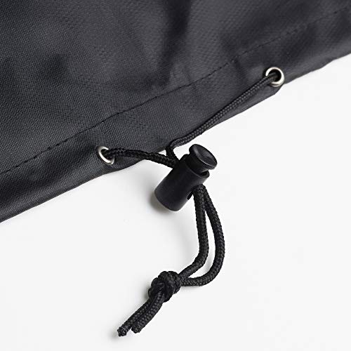 Funda para barbacoa gris de 170x115 cm protectora impermeable 4