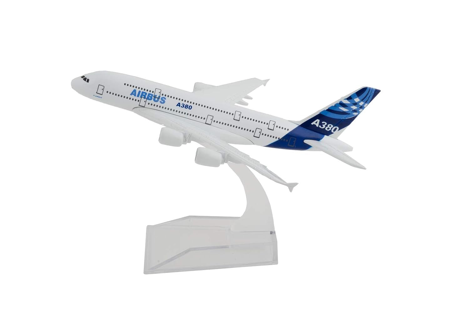 AmigozZ Diecast Aeroplane Scale Model Only For Display, Size -16 Cm (Airbus A380), Multicolor