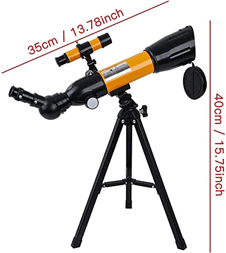 Telescopio astronómico refractor 360x60 mm con trípode de acero miniatura 3