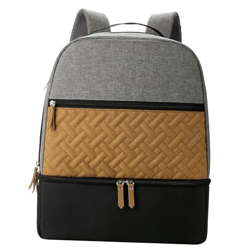 Sac à dos d'allaitement multicolore imperméable et multipoche