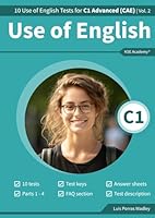 Use of English C1: 10 Use of English Tests for C1 Advanced (CAE) | Volume 2 | Cambridge C1 Exams B0CZV247QK Book Cover