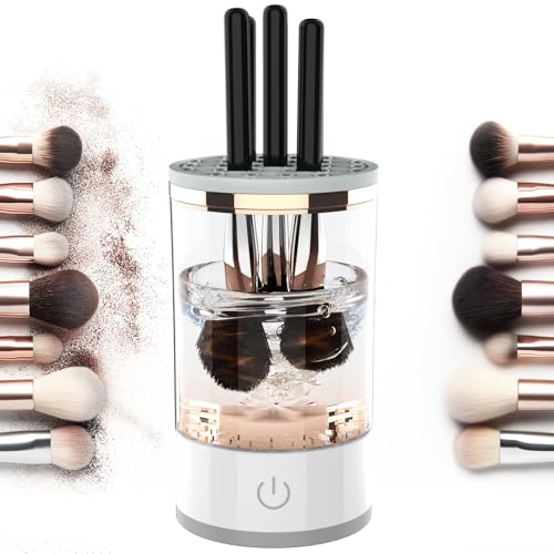 Elektrischer Make-up-Pinselreiniger, Make-up-Pinselreiniger, tragbarer automatischer USB Make-up-Pinselreiniger, geeignet für die meisten Größen von Make-up-Pinseln, Geschenk für Frauen