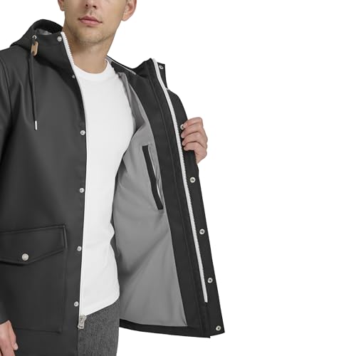 Levi's Men's Rubberized Rain Parka Jacket2