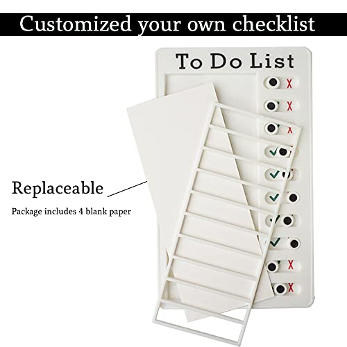 Piqola Customized Checklist Board To Do List For Kids With Pen Diy Plastic Rv Checklist Chore Chart Planner #TOP2