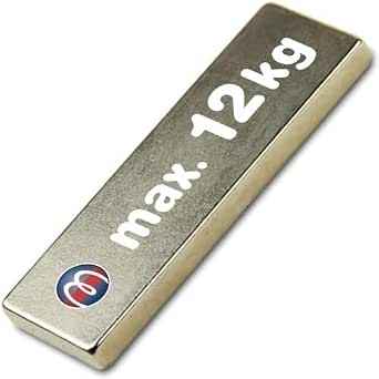 Magneti Al Neodimio N52 Blocco 20x10x4mm Con Foro 4mm - Confezione (quantità A Scelta) - Foto 3