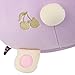 San-X Original Rilakkuma Cherry Series Mochi Cushion Plush - Korilakkuma Purple