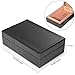 Cigar Humidor, MEGACRA Leather Surface Handmade Real Solid Spanish Cedar Wood Lined Cigar Desktop Box with Hygrometer and Humidifier, Hold 20-30 Cigars