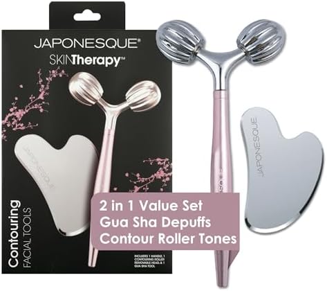 JAPONESQUE SKINTherapy Contouring Facial Tool V Roller for Lympha...