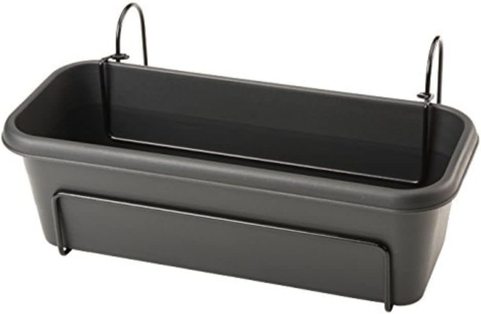Stewart 4062005 60 cm Balcony Trough Set - Black